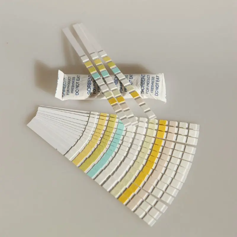 

100Pcs H-11MA Urine Test Strip Reagent Strip For 11 Urinalysis With Anti-VC Interference Ability Test Urobilinogen Bilirubin Ket