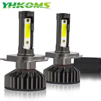 شراءمصباح أمامي للسيارة من YHKOMS مكون من 100 زوج مصابيح LED H4 H7 3000K 4300K 6500K 8000K لمبة LED H11 H8 H1 H3 9005 9006 880 881 H27