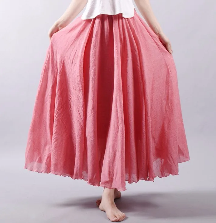 Женская модная юбка однотонный яркий цвет женские юбки красивый цвет красный темно-синий длинный розничная оптом