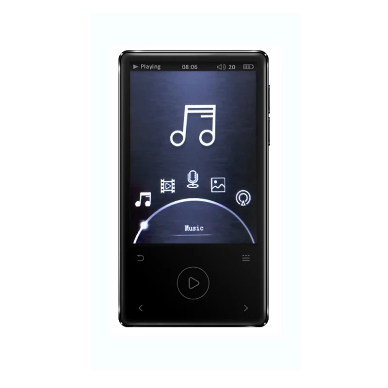 Новейший 2,4 дюймовый MP4-плеер AMV формат сенсорные клавиши музыкальный плеер IQQ X11 высококачественный HiFiMp4 металлический плейер