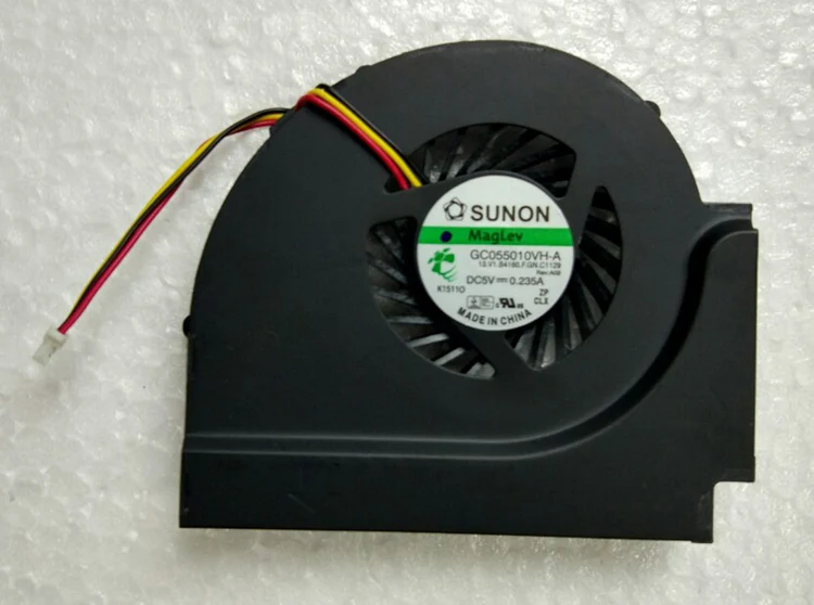 

CPU cooling fan for IBM Lenovo T510 W510 with integrated graphics laptop cpu cooling fan cooler GC055010VH-A 13.V1.B4165.F.GN