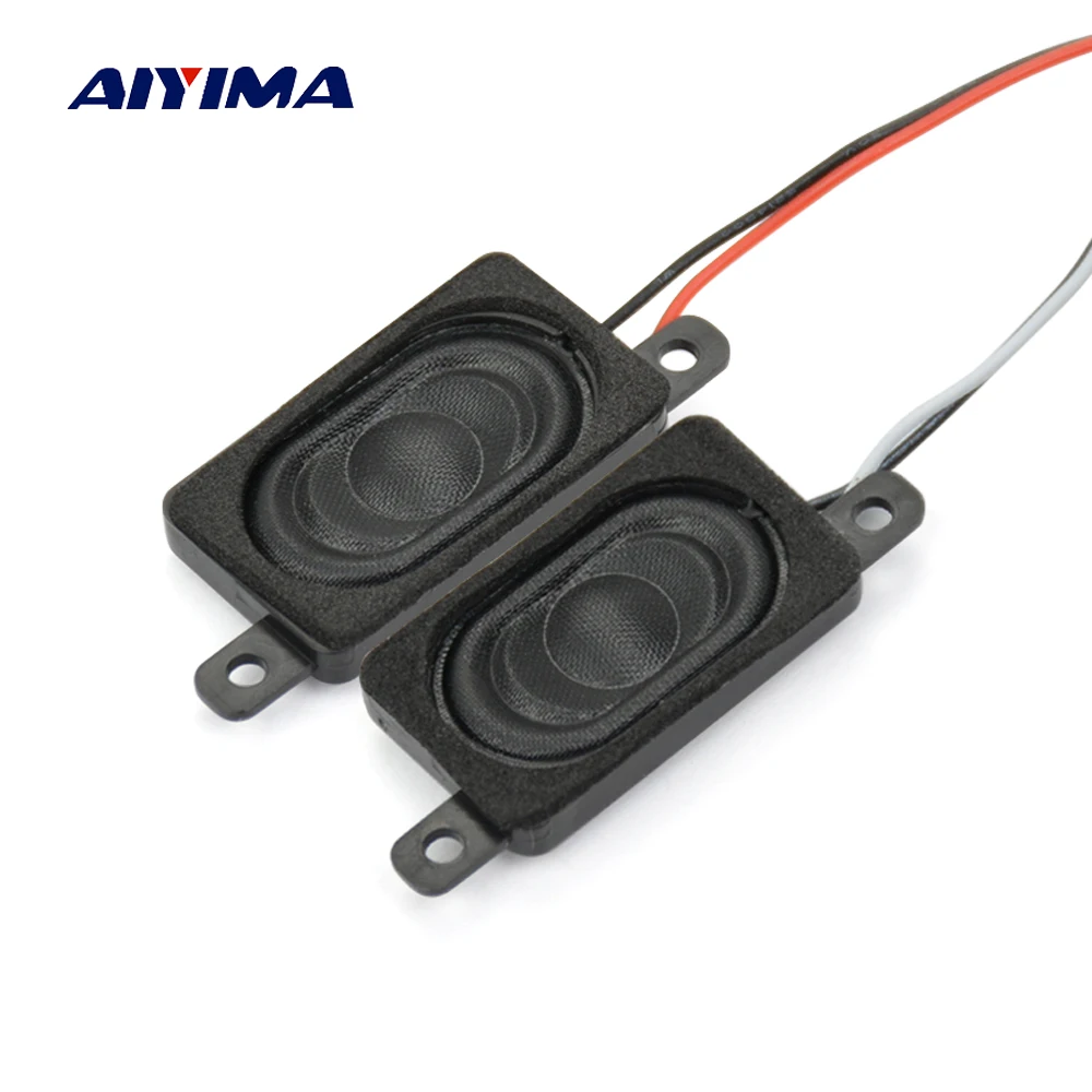 AIYIMA 2 шт. мини аудио портативный динамик s 2716 4 Ом 1 5 Вт ноутбука квадратный DIY