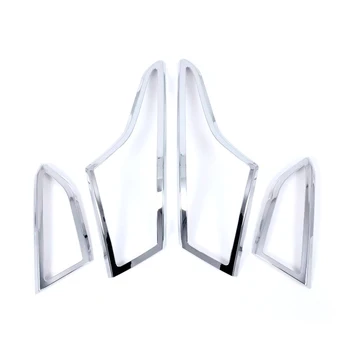 

Car Styling 4PCS ABS Chrome Rear Tail Light Lamp Cover Trim For Hyundai Verna Solaris Accent 2018