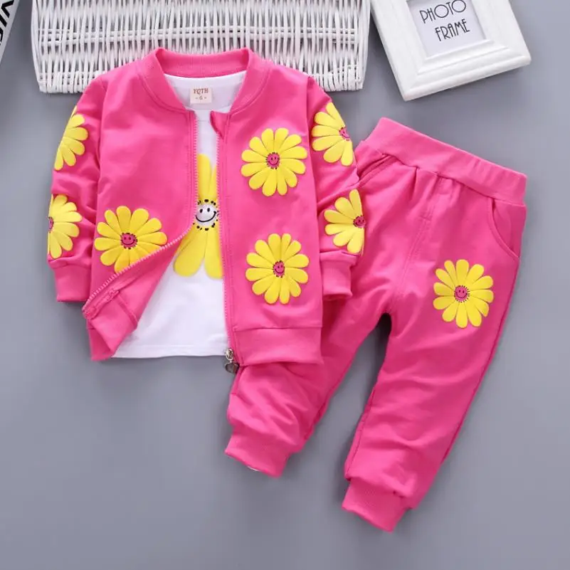 Roupas Infantis/детская одежда на весну и осень новый детский костюм из трех предметов с