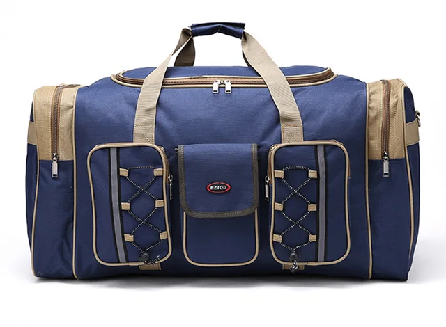 Navy Blue Custom Durable Multi Functional Travel Luggage Bag Duffle Navy Blue Custom Durable Multi Functional Travel Luggage Bag Duffle Promotional Gift
