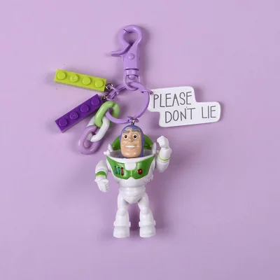 Лидер продаж Toy Story рисунок игрушки подвеска Подвески Базз Лайтер Джесси брелок голова могут быть перемещены куклы небольшой кулон для детей подарок - Цвет: A9-76