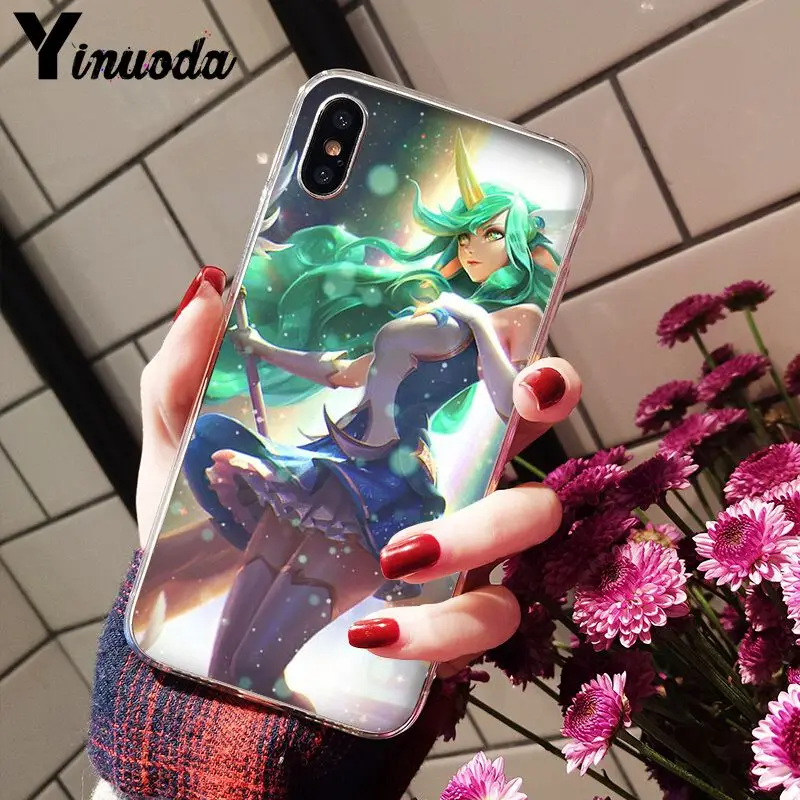 Yinuoda League of legends прозрачный мягкий силиконовый чехол для телефона из ТПУ iPhone X XS MAX 6