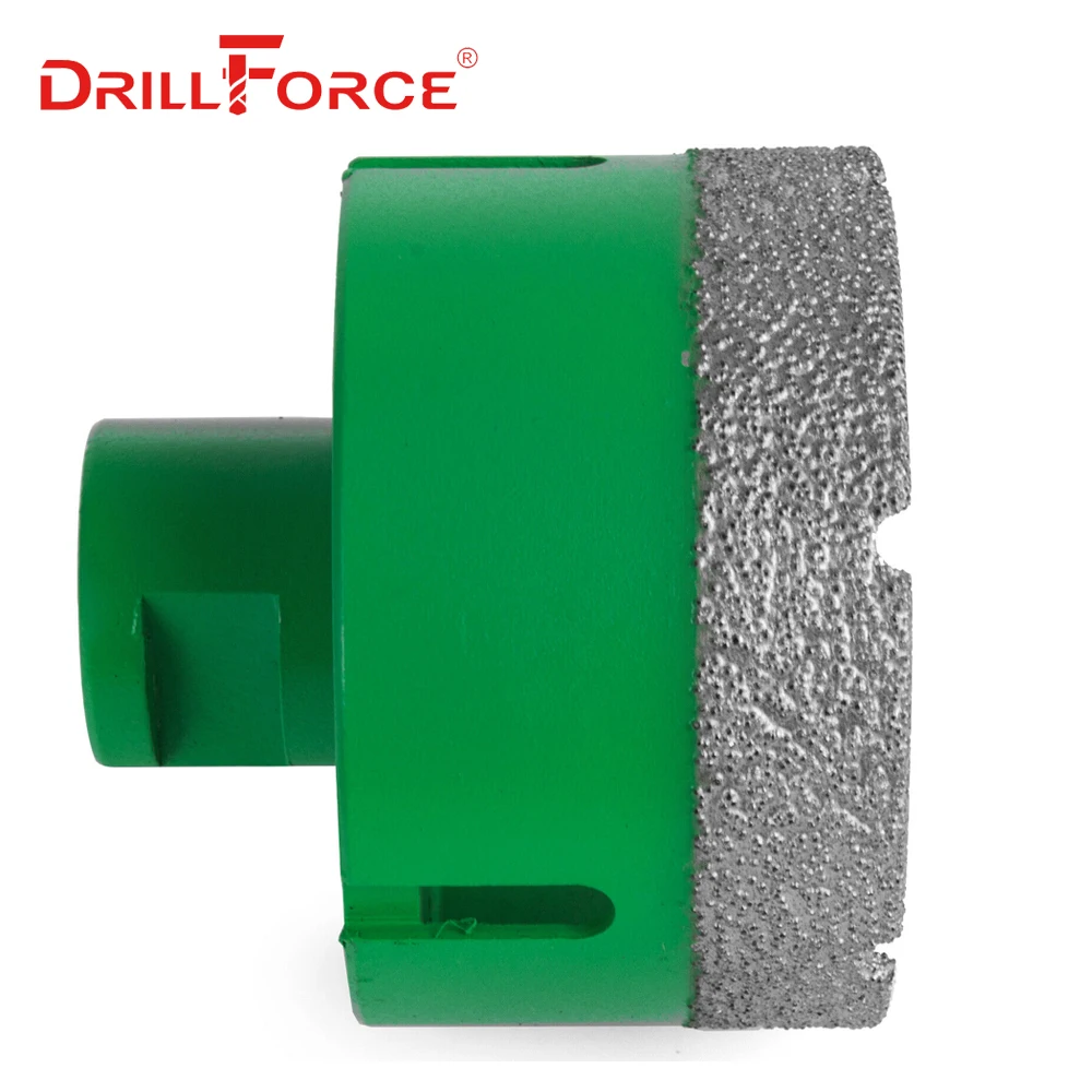 Drillforce Набор пил с 4 алмазными отверстиями 35/40/50/68 мм M14 прочный Carborundum Ceramics