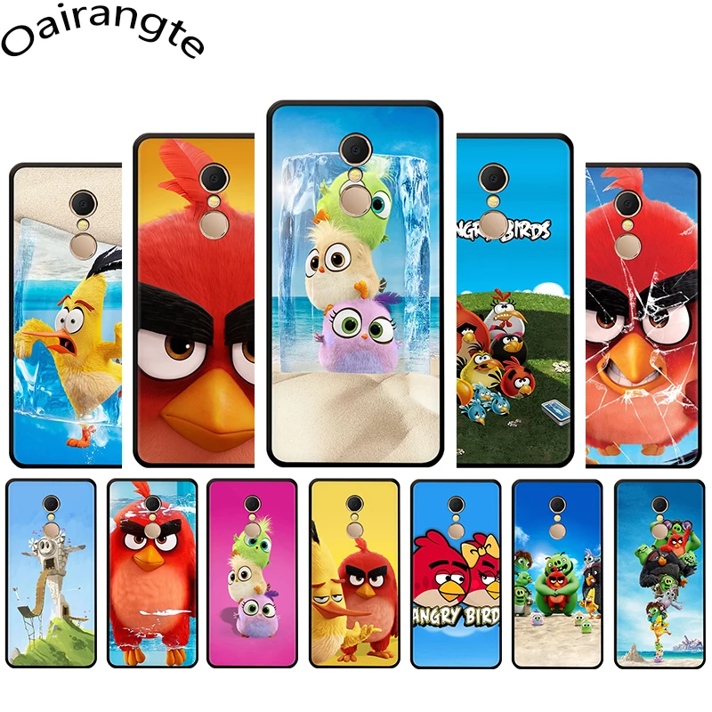 

The Angry Birds Movie soft phone case for Xiaomi Redmi 4A 4X 5 6 A Plus Pro 7 GO S2 Note 4 4X 5 6 7 Pro 5A Prime