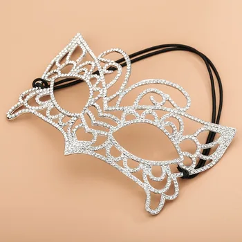 

Diamond metal mask Fancy Wedding Decoration Mask Party Birthday Decoration Adult