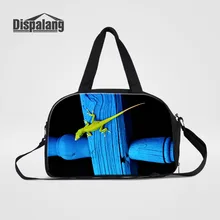 Dispalang ящерица дорожная сумка с Обувь хранения больших Ёмкость вести Чемодан выходные сумка Многофункциональный путешествия вещевой мешок
