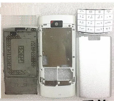 Полный чехол для телефона + английский или клавиатура с русским шрифтом Nokia X3 02