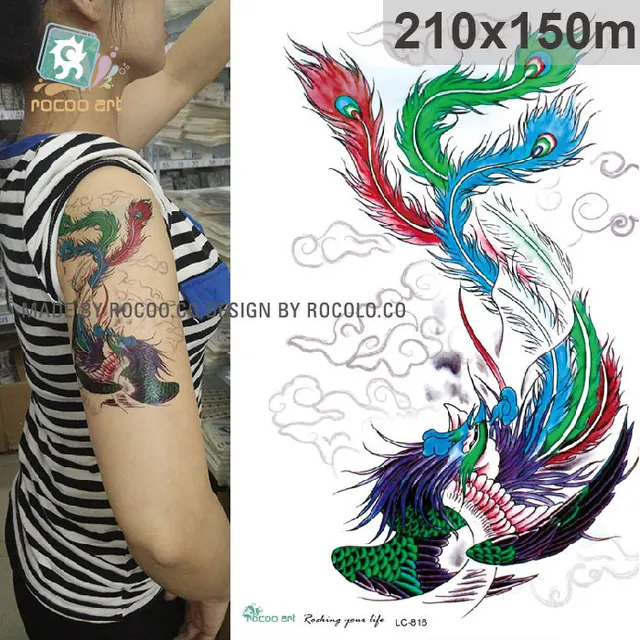 lc 816/nouveau 2017 3d grand bleu dragon dessins cool temporaire