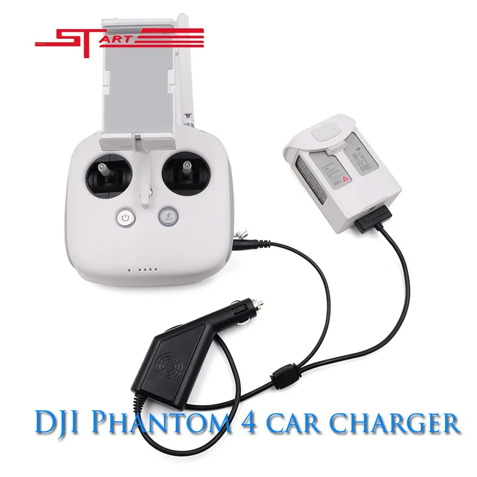 DJI Phantom 4 Car Charger Two Power Adapter Battery Parallel Charge For DJI Quadcopter Battery And Transmitter Free Ship