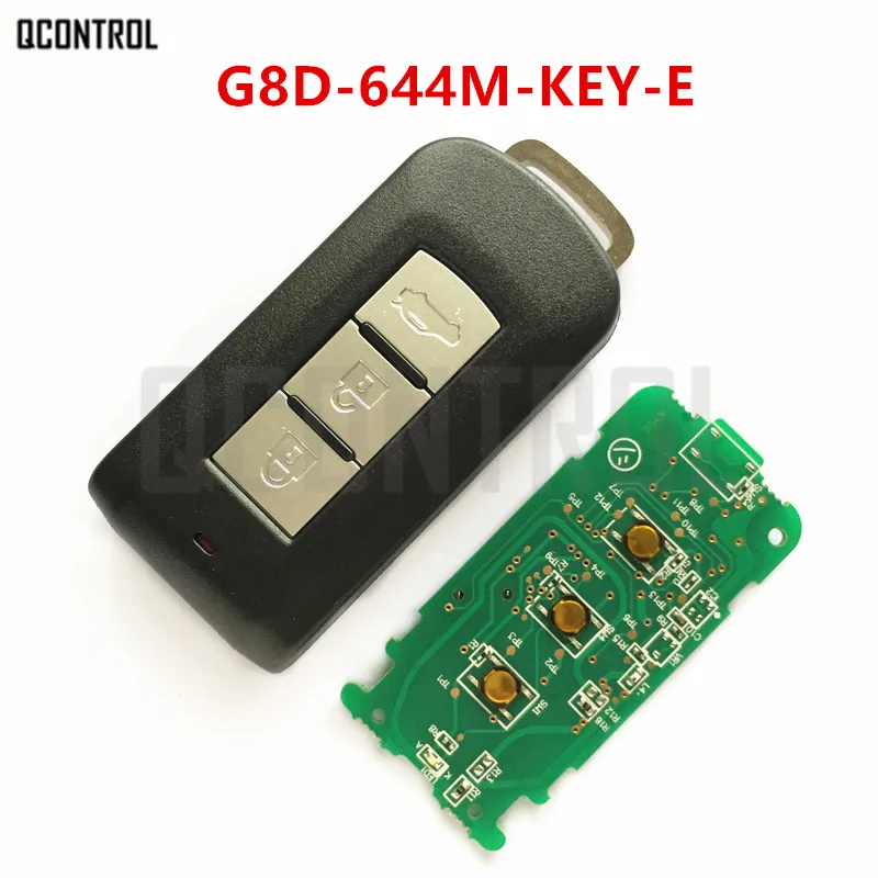 QCONTROL Автомобильный Дистанционный умный ключ костюм для MITSUBISHI G8D-644M-KEY-E ASX Outlander Sport Pajero Shogun Montero Lancer RVR