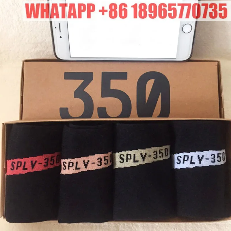 

350 V2 Socks Yeezy The same paragraph one box 4 pairs 4 Color SPLY - 350 Men Women Socks Free Size 350 Socks Cheap sales