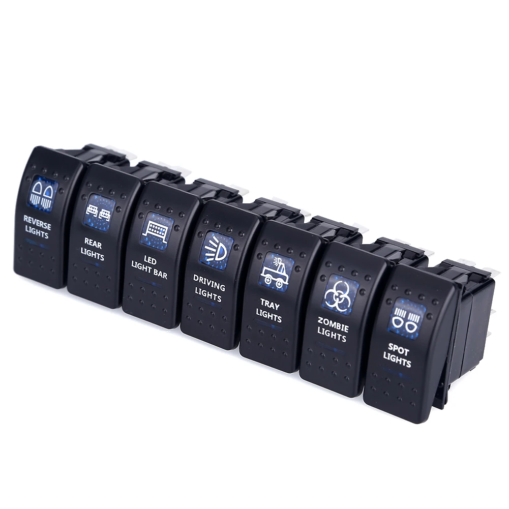 Kippschalter Wippschalter Parkbremse Park LED 12V 24V Schalter Auto LKW KFZ Boot Kippschalter Wippschalter Parkbremse Park LED 12V 24V Schalter Auto LKW KFZ Boot