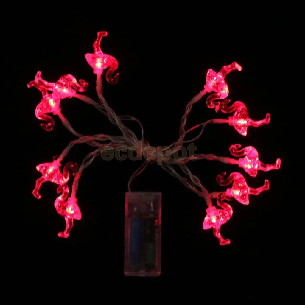 

10-LED String Flamingo Fairy Lights Indoor Christmas Party Bedroom Lounge
