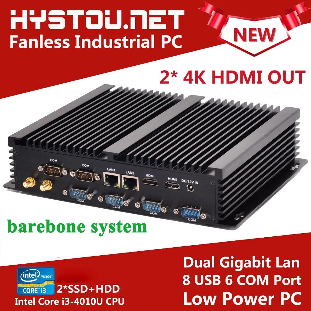 Lowest Price 6rs232 com ports mini pc i7 Intel core i3 4010u 4030Y dual NIC dual HDMI Windows 10 industrial mini pc i5 4200u with wifi Lowest Price 6rs232 com ports mini pc i7 Intel core i3 4010u 4030Y dual NIC dual HDMI Windows 10 industrial mini pc i5 4200u with wifi