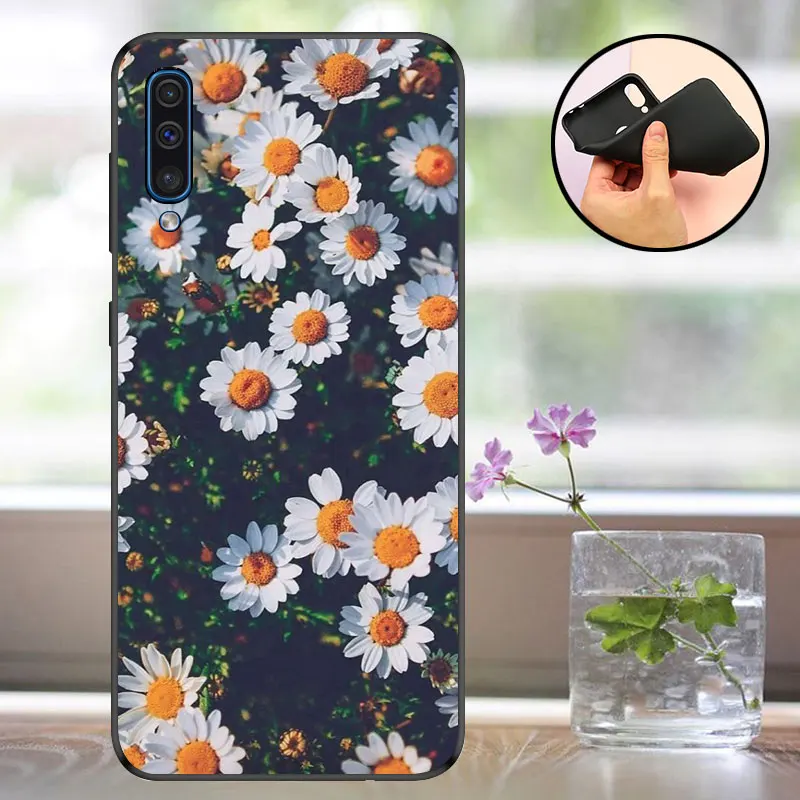 FANATU For Coque Samsung A50 Case Cover Silicon Soft Galaxy A50 A505F Phone Bumper For Funda Samsung Galaxy A50 A505F Cover Case