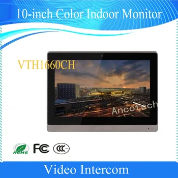 

Free Shipping Touch Screen Color IP Video Intercom DAHUA 10inches Indoor Monitor Original English Version DHI-VTH1660CH