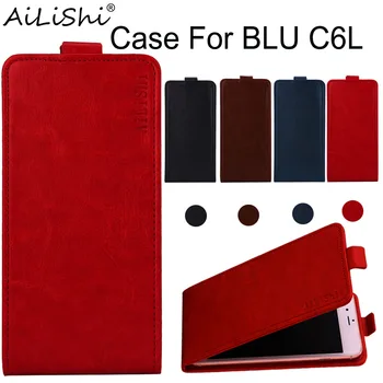 Перейти на Алиэкспресс и купить AiLiShi чехол для BLU C6L флип высококачественная искусственная кожа Чехол C6L BLU эксклюзивный 100% защитный чехол на телефон кожа + отслеживание