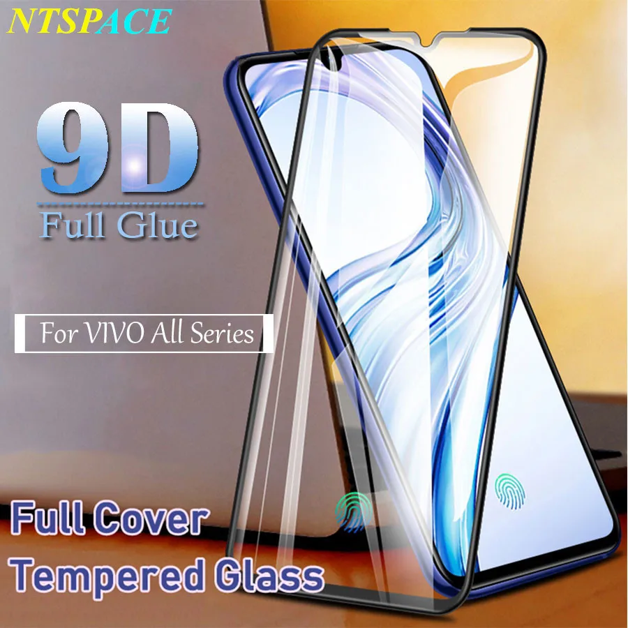 

9D Full Glue Protective Glass Film For VIVO V15 V11 V9 Pro Tempered Glass For Vivo X23 Z3 Z3i V11i Y97 Y85 Screen Protector Film