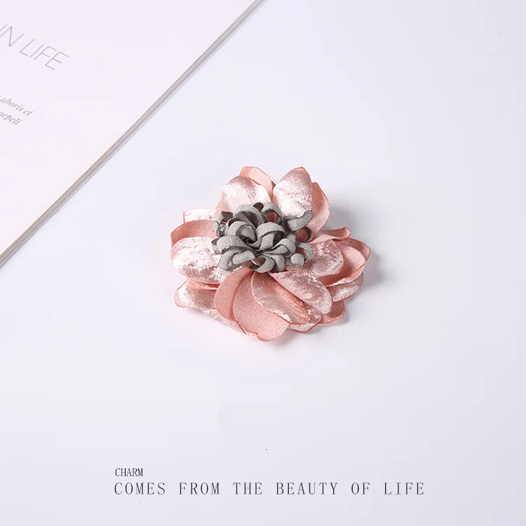 DIY jewelry hair accessories mobile phone accessories handmade fabric flower shoes bag beach shoes wholesale A072 - Цвет: 1221