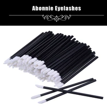 Изящные Pro 50 шт. одноразовые макияж кисть для губной помады палочка-аппликатор для блеска Make Up Маст-хэв косметический инструмент