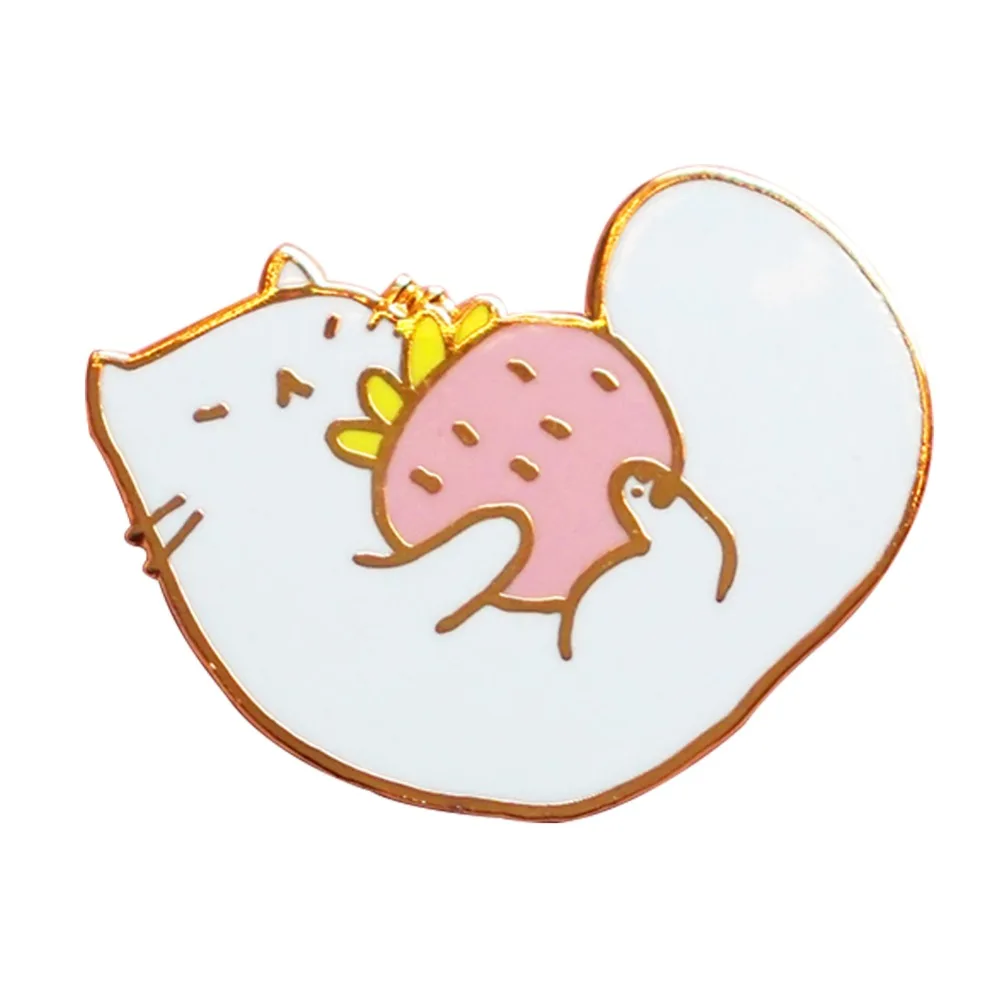 

Strawberry Enamel Pin