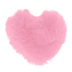 Прекрасный прочный сердце форма плюша Пледы Подушки Детские кукольный домик декор для 1/3 Кукла аксессуар игрушка розовый