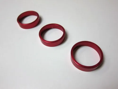 

Aluminium Bezel For Climatronic Dial - Set of 3 Rings Rose Red - for VW Golf Jetta MK5 , Passat B6 EOS New Scirocco Tiguan