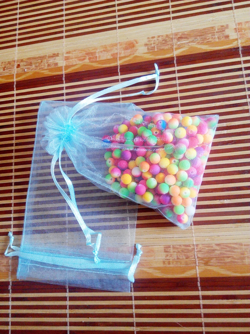 Multi 50 1000pcs Sky Blue Gift Bags For Jewelry/wedding/christmas