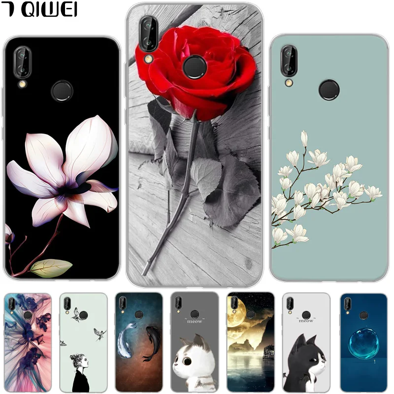 

For Lenovo Z5 Case L78011 Cartoon Fish Silicon Cover for Fundas Lenovo Z5 Case TPU Soft Printing Cool Animal Z 5 Coque Para 6.2