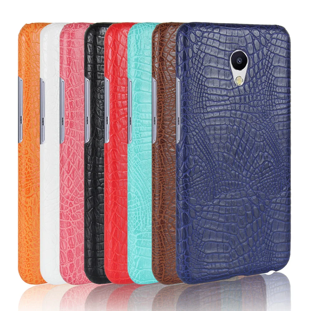 

Meizu M5S Case Crocodile Pattern Hard PC+PU Leather Skin Back Cover Hard Phone Case for Meizu M5S Shell Cover Protector