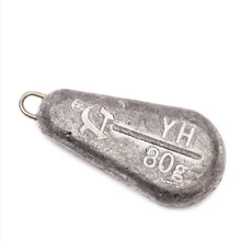 5 шт/лот 80 г Морская Удочка распределительная Платина высокое качество дешевые свинцовые грузила для рыбалки