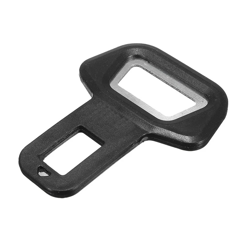 

Universal Aluminum Alloy Black Dual-use Car Safety Seat Belt Buckle Bottle Opener Alarm Eliminator Stopper Canceller