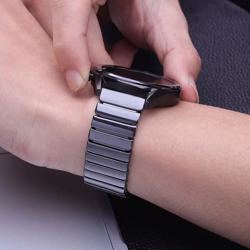

22mm Ceramic strap For HONOR Watch magic Replacement strap Smooth surface ceramic band Compatible band width 22mm watch