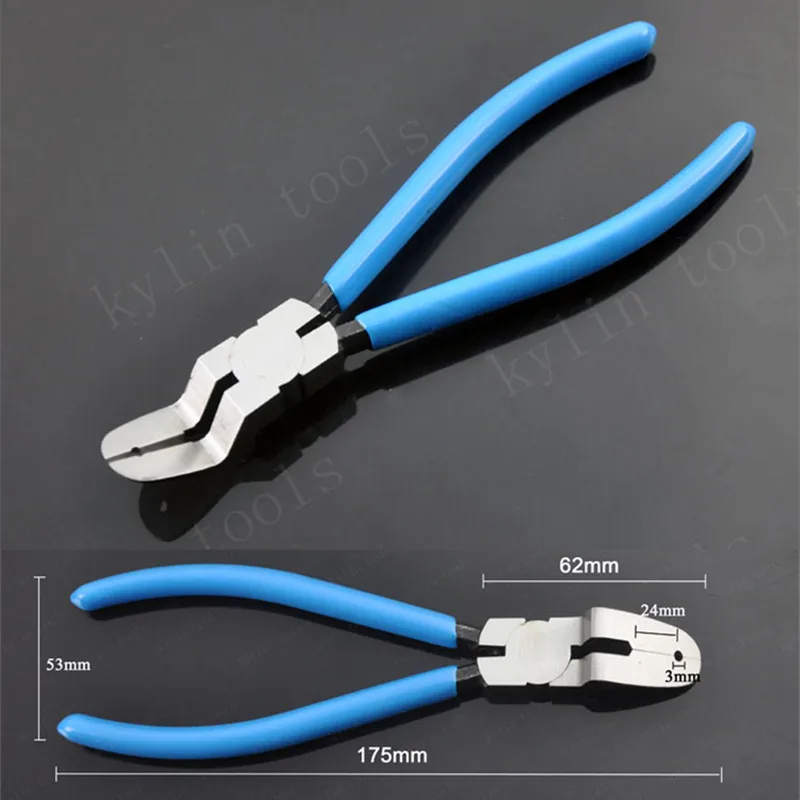 

Mosaic Glass Tiles Cutter DIY Mosaic Materials Pliers Pry Up Nails Tools Automobile Repair Handling Pliers Decrustation Pliers