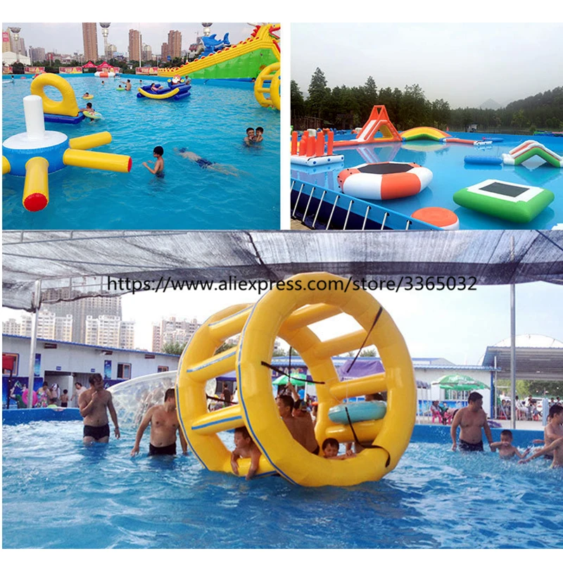 Коммерческий открытый гигантский надувной плавающий аквапарк с бассейном для детей и взрослых