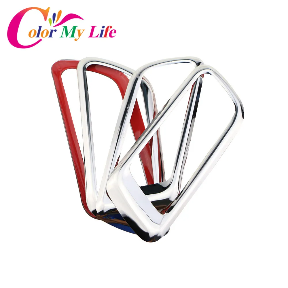

Color My Life Stainless Steel Inner Door Handle Circle Trim Chrome Sequins Cover Sticker for Ford Focus 2 Mk2 2009 - 2012