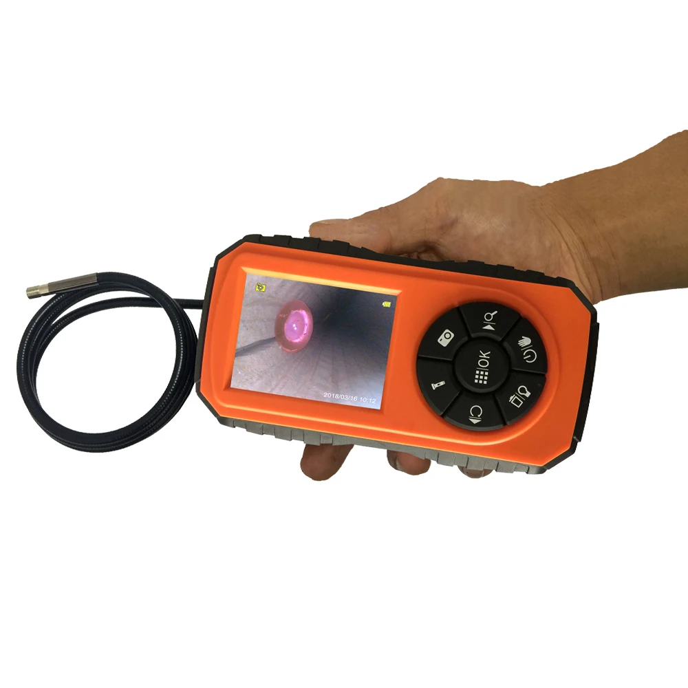 Super Mini Powerful Borescope Inspection Camera System with 1M Snake Tube Night Vision & 3inch Color LCD Monitor IP67 Waterproof_1