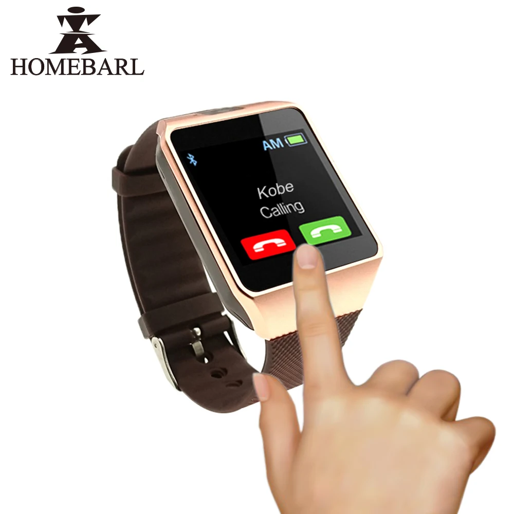 Умные часы DZ09 с камерой наручные dz09 SIM картой для Ios Android Bluetooth MTK6261 ремешок