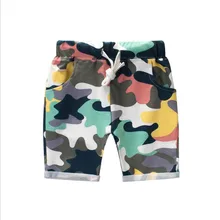 Summer Boys Camouflage Shorts Cotton Trousers Kids Beachwear Children Loose Sport Beach Shorts Kids Girls clothing Sweatpants