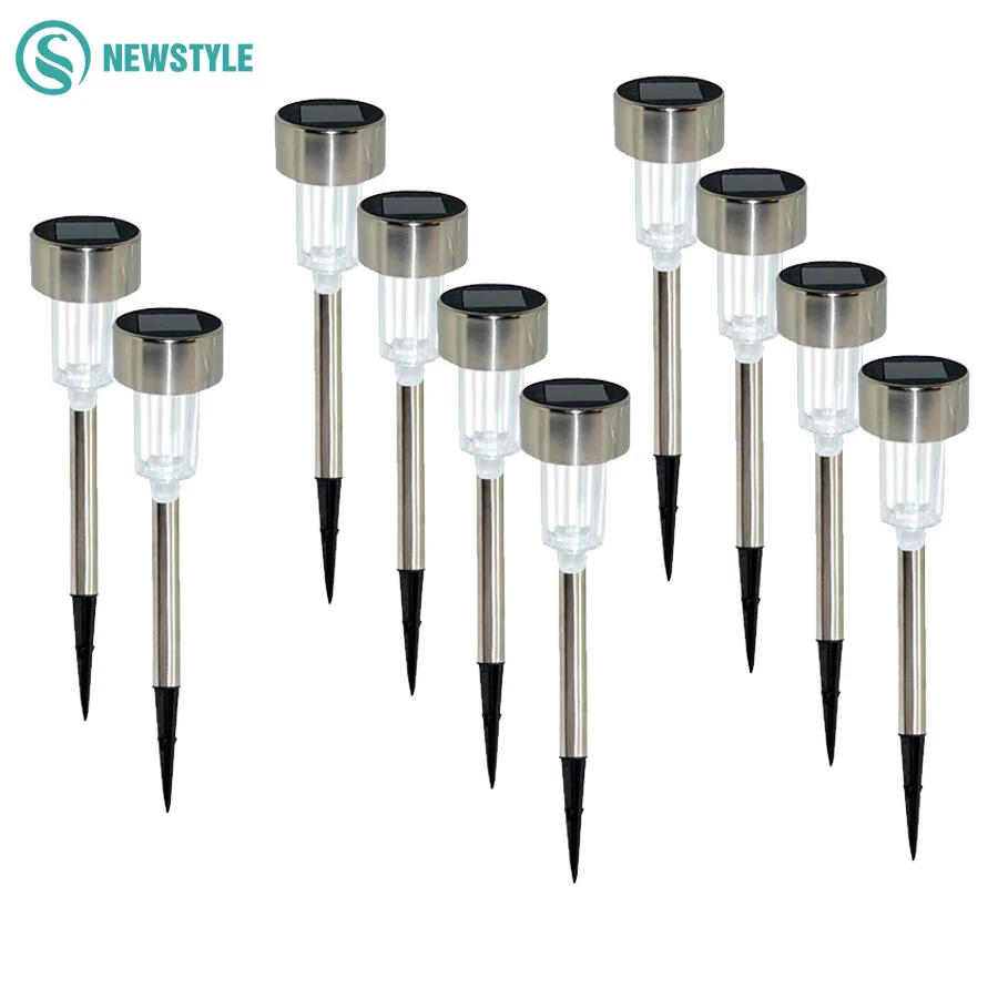 5/10/12pcs LED Solar Lawn Light Outdoor waterproof Solar Lamp Powered