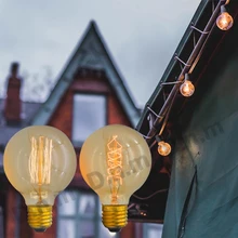 Ретро винтажный светильник Эдисона лампа E27 40 Вт 220 В накаливания лампочки с ампулой винтажная лампа Эдисона Светодиодная лампа промышленный Декор