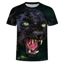 3D Футболка с принтом животных Черная пантера, мужские компрессионные рубашки, Мужская быстросохнущая футболка для бодибилдинга и фитнеса