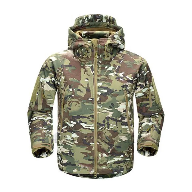 

TAD V4.0 Camouflage Jacket Lurker Shark Skin Soft Shell Tactical Waterproof Windproof Sports Jacket Hunting Gear Multicam