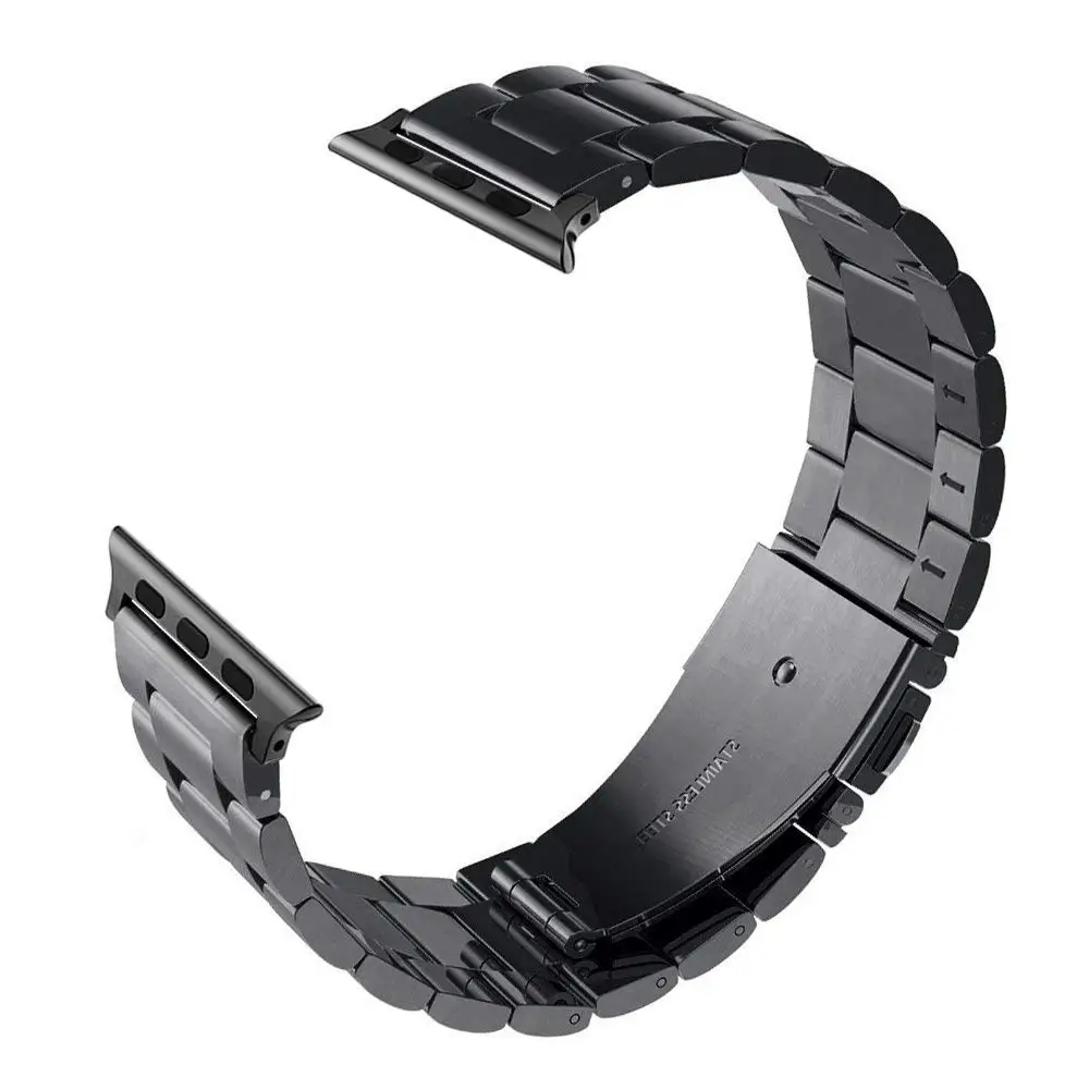 Joyozy ремешок из нержавеющей стали для Apple Watch Band 38 мм 42 мм Металлические звенья браслет умный ремешок для Apple Watch Series 1 2 3