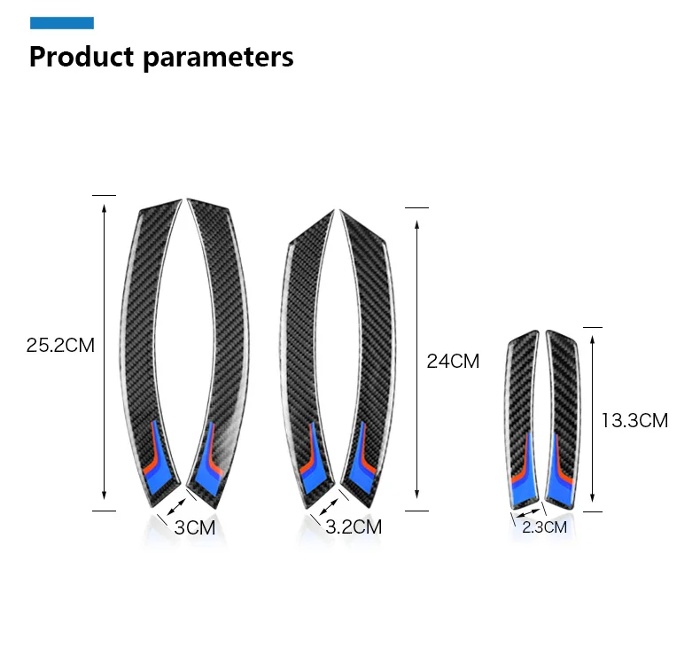 Airspeed 2 шт углеродное волокно колеса протектор автомобиля бампер стикер автомобиля анти-столкновения полоски для BMW E90 E60 E84 F10 F07 F30 F34 F01